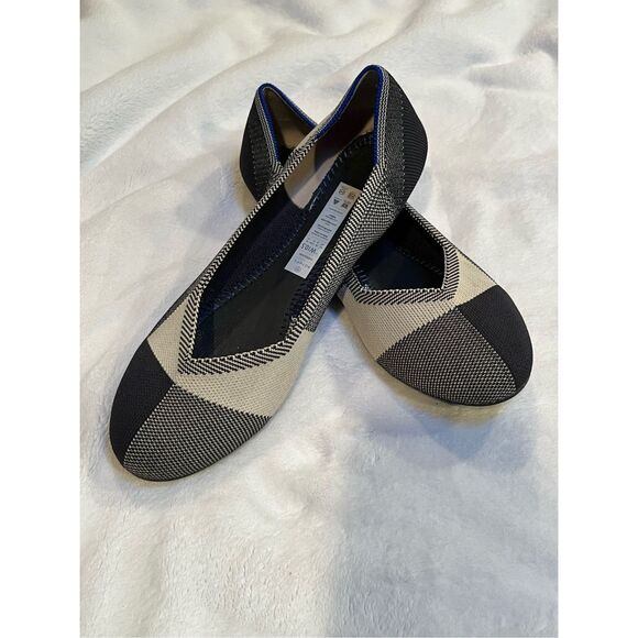 Rothy’s Round Toe Flats Buffalo Check Size 10.5 - Picture 3 of 11